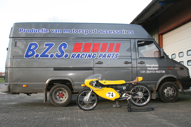 B.Z.S. racing parts bus